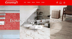 Desktop Screenshot of ceramisur.com.ar
